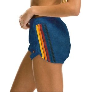 Aviator Nation 5 Stripe Jogger Short - Royal